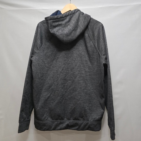 Houston Texans Football Hoodie Athletic Pullover Mens Sz L Charcoal Gray Pockets - Picture 2 of 7